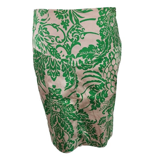 Diane Von Furstenberg Silk Nylon Skirt Womens size 4 Straight Pencil Stretch - Picture 1 of 11